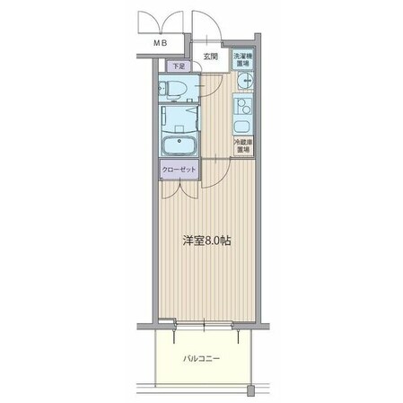 パルティール上前津の物件間取画像